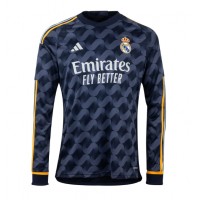Pánský Fotbalový dres Real Madrid Rodrygo Goes #11 2023-24 Venkovní Dlouhý Rukáv